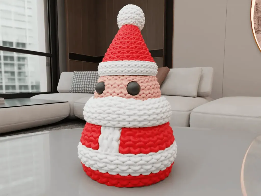 Figurine Père Noël (Tricot)